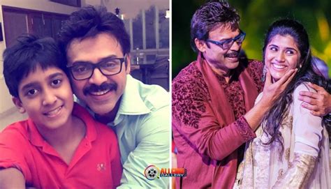 Actor Venkatesh Family Photos with Wife Neeraja, Daughter & Son Arjun ...