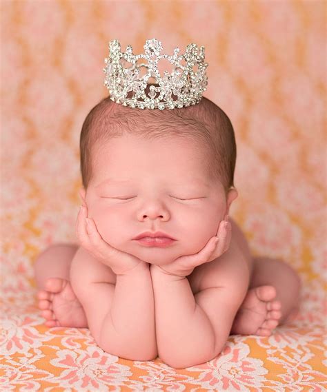 Silver Crystal Mini Crown | zulily | Diy newborn photography, Baby girl photography, Diy newborn ...