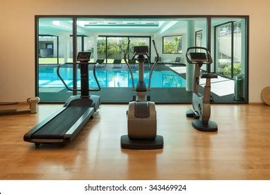 Interior Gym Modern House Spa Stock Photo 343469924 | Shutterstock