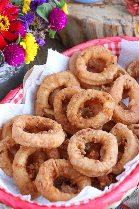 Spicy Crispy Fried Calamares with 3 Different Dips - Foxy Folksy