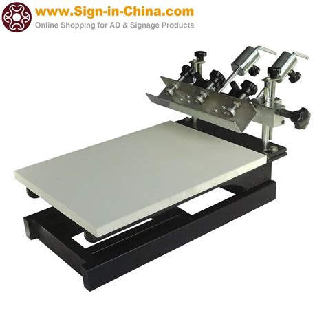 1 Color 3 Station Micro Adjustable Screen Printing Machine-in Printer Parts from Computer ...