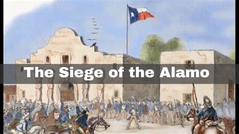 23rd February 1836: The Siege of the Alamo begins, lasting for thirteen ...