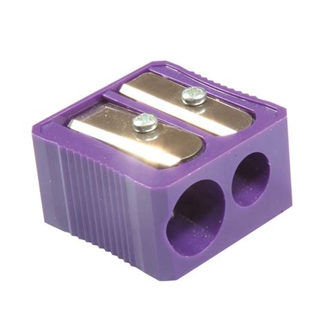 Dual Hole Plastic Pencil Sharpener, Assorted Colors - BAUMMR3320 | Baumgartens Inc | Pencils ...