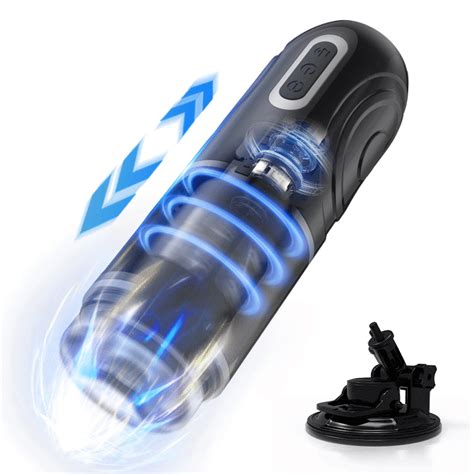 7 Telescoping 7 Spinning Effortless Fun Male Toy With Suction Base