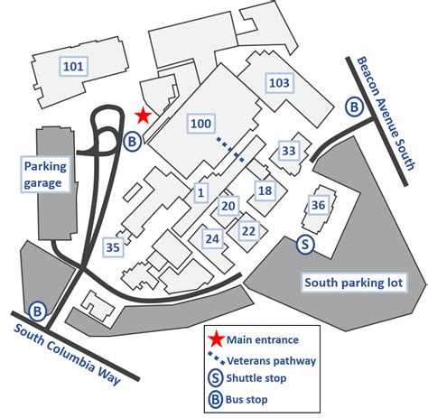 Seattle VA Medical Center Campus Map | VA Puget Sound Health Care ...