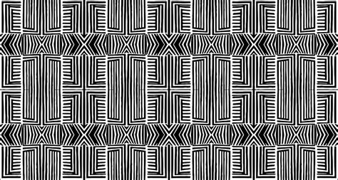 Black and White African-Inspired Tribal Design Wallpaper - Happywall