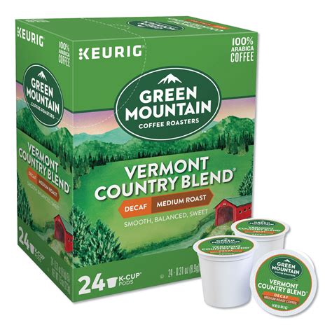 Vermont Country Blend Decaf Coffee K-Cups by Green Mountain Coffee® GMT7602 | OnTimeSupplies.com