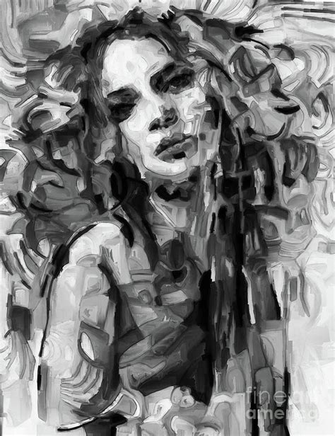 Woman Abstract Art 44EE Painting by Gull G - Pixels