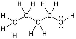 Write the Lewis structures of acetaldehyde, acetone, butan-1-ol, butan-2-ol and ethyl acetate ...