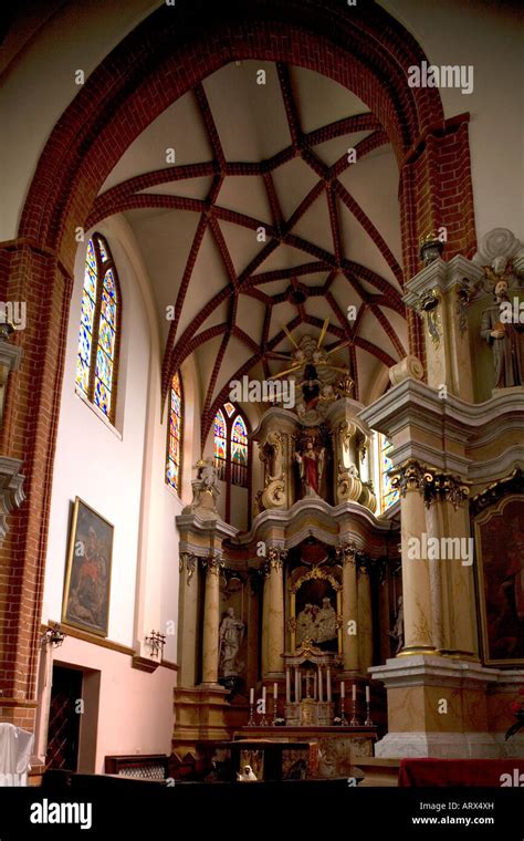 Interior of St Annes church in Vilnius Lithuania Stock Photo - Alamy