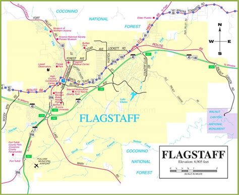 Flagstaff road map