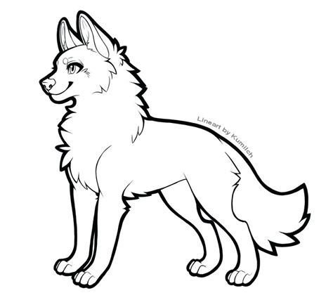 Wolf Drawing Step By Step | Free download on ClipArtMag