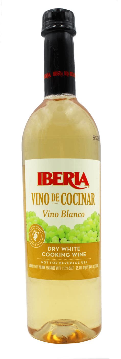 Iberia Dry White Cooking Wine 25.4 Oz – Iberia Foods