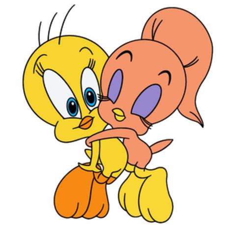 Tweety is smitten | Tweety, Baby looney tunes, Looney tunes characters