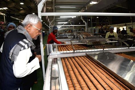 Bihar Chief Minister Nitish Kumar during the inauguration of Britannia ...