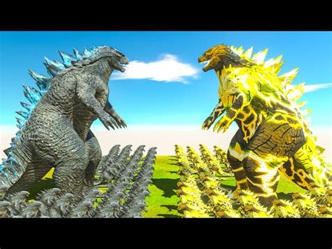 EVOLUTION Godzilla War - Legendary Godzilla 2014 vs THUNDERBOLT ...