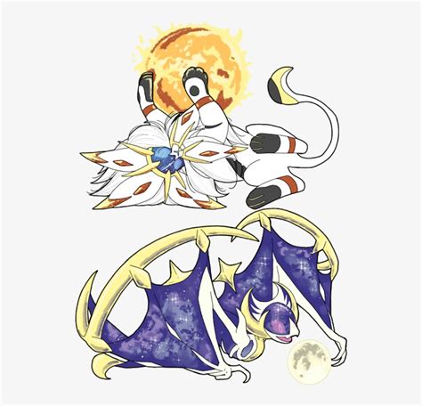 Photo - Pokemon Solgaleo X Lunala Transparent PNG - 530x749 - Free Download on NicePNG