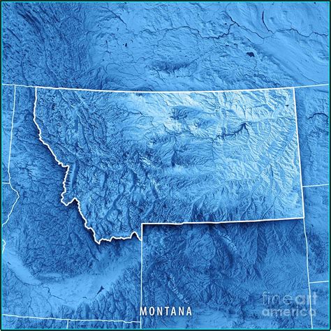 3d Topographic Map Montana - map : Resume Examples #edV1Bjo2q6