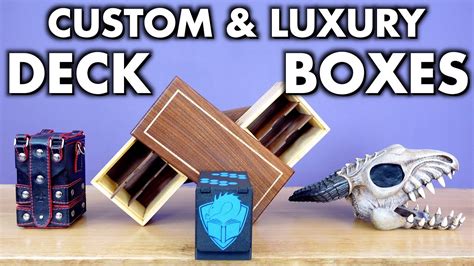 Custom And Luxury Deck Boxes For Magic: The Gathering, Pokemon, Flesh And Blood and More! - YouTube