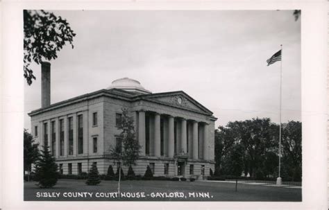 Sibley County Courthouse Gaylord, MN Postcard