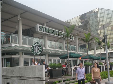 Starbucks at the Avenue of the Stars, Hong Kong