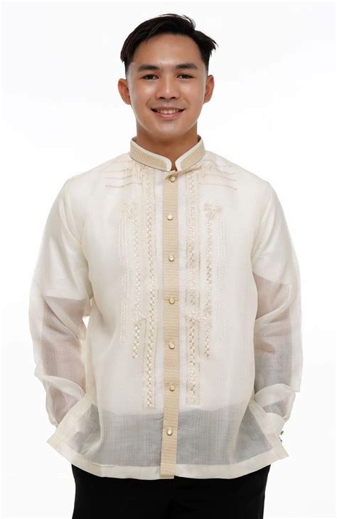 Men's Cocoon Classic Premium Barong Tagalog - Joshua - JV401 | Barong tagalog, Barong ...