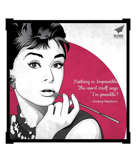 Posterguy Audrey Hepburn Quote I'm Possible Inspirational Motivational Laminated Poster: Buy ...