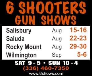 6 Shooters Gun Show – Lincolnton • Lincolnton, NC