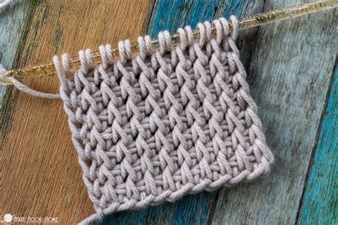 How to Crochet the Tunisian Half Double Crochet Stitch - Heart Hook Home