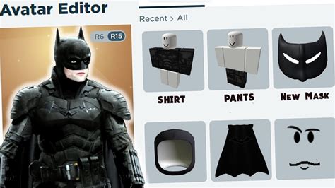 *NEW* How to make THE BATMAN in Roblox | The Batman Cosplay - YouTube