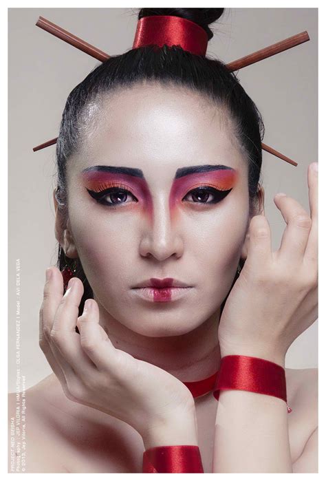 modern geisha photoshoot - Google Search Chinese Makeup, Japanese ...