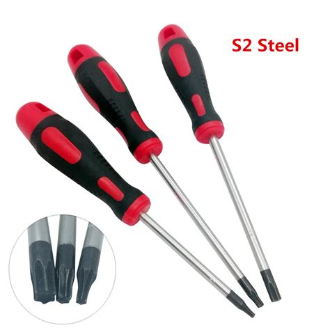 New 3PC Torx Screwdriver Set S2 Steel T10 T20 T30 High Torque ...