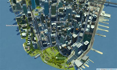 3D Map Of New York City - Hazel Korella