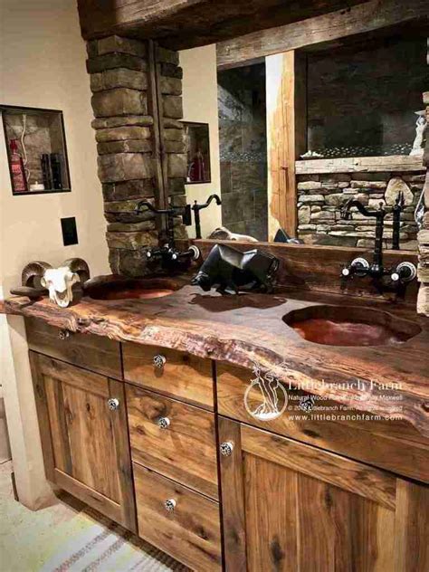 Rustic Vanities - rustic vanity - floating bathroom vanity