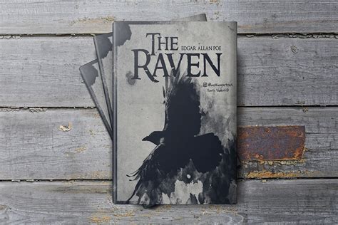 "The Raven" Book Cover. on Behance