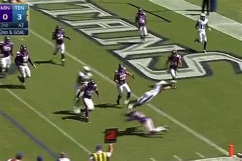 Titans RB DeMarco Murray Flips over Vikings CB Terence Newman for TD ...