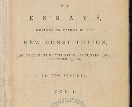 Federalist Papers, Anti-Federalist Papers, U.S. history, constitutional ...