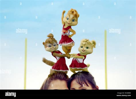 ALVIN AND THE CHIPMUNKS: THE SQUEAKQUEL, from left: The Chipettes: Jeanette (voice: Anna Faris ...