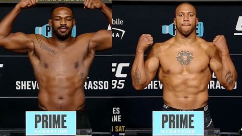 UFC 285 Weigh-In Results for Jones vs. Gane : Main Event Title Fight ...