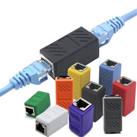 Overmal Colorful High Quality RJ45 Female to Female Network Ethernet ...