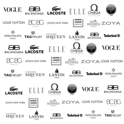 Fashion Brands Logos