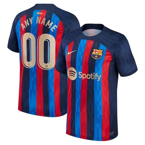 FC Barcelona 2022 2023 Home Custom Jersey - Blue