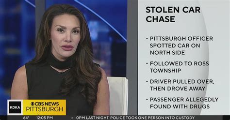 Two arrested after suspected stolen car chase - CBS Pittsburgh