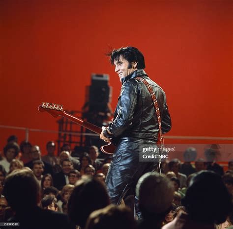 '68 COMEBACK SPECIAL -- Pictured: Elvis Presley during his '68... News Photo - Getty Images