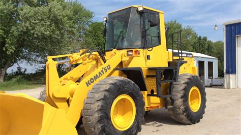 Komatsu WA250 Wheel Loader - Sept 26, 2018 Big Iron Auction - YouTube