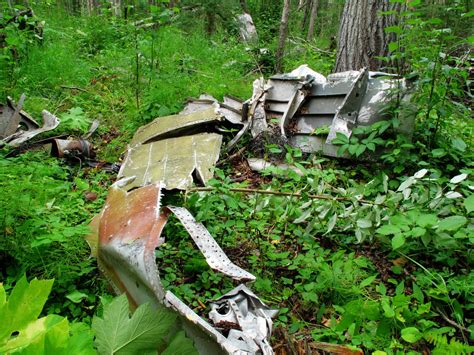 B25 crash debris near Whitecourt, Alberta | Top of B-25 fuse… | Flickr