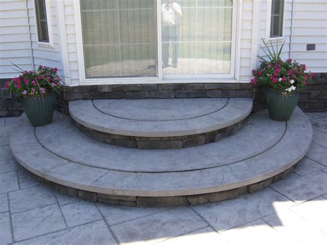 concrete porch steps | How to maintain your stamped concrete patio or sidewalk ...