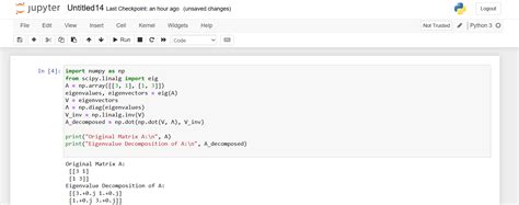 Eigenvalue Decomposition In Python - AskPython