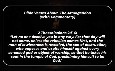 Bible Verses About The Armageddon (With Commentary) » spiritandscriptures.com