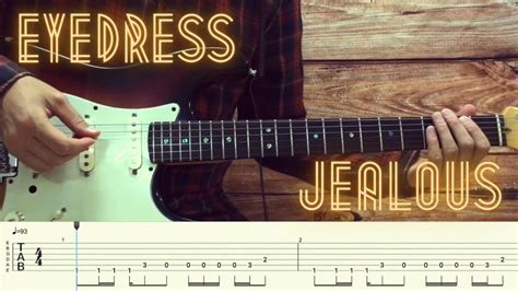 EYEDRESS - JEALOUS / Guitar Tutorial / Tabs + Chords +Solo Acordes ...